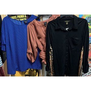 Lot Of 3 Tops/blouses! NWT New Size 1x/2X Liz  Claiborne, Worthington, Goddess